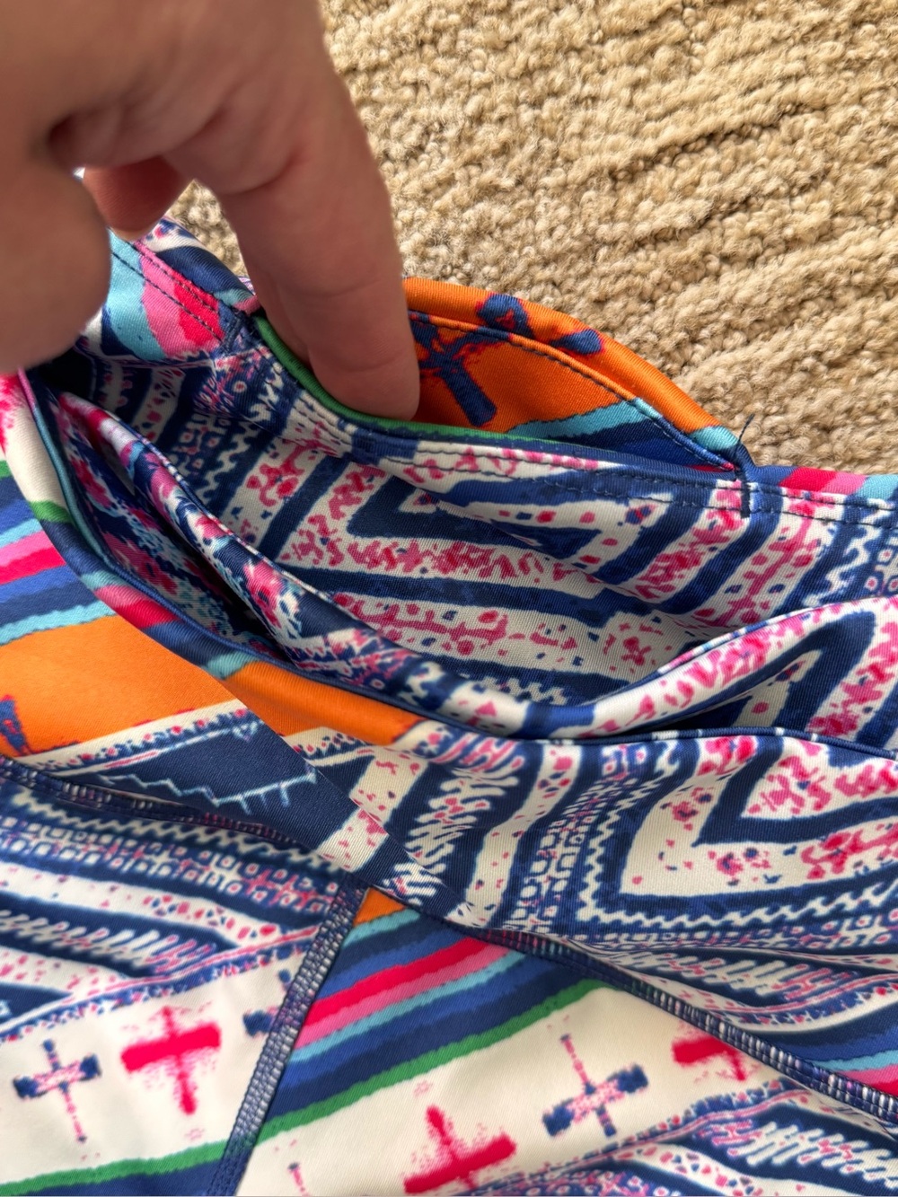 FP Movement Ashford Lose Control 7/8 leggings S Vibrant Geometric Eclectic Boho - Picture 7 of 16